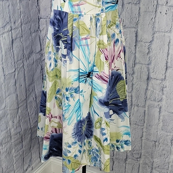 SIGNATURE BY ROBBIE BEE Sleeveless Summer Floral Dress 8 - Picture 3 of 8